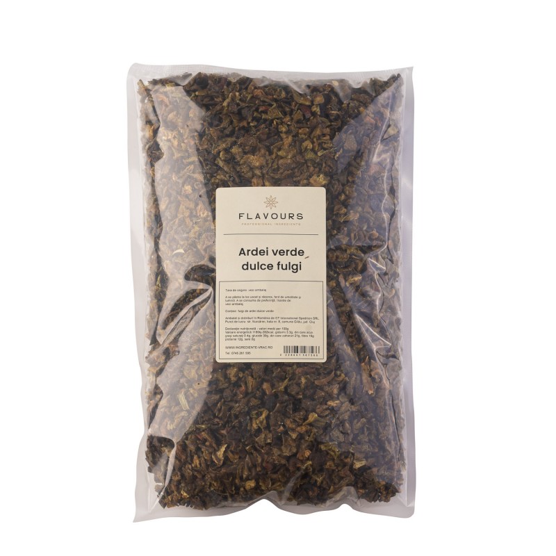 Ardei dulce verde fulgi 700g