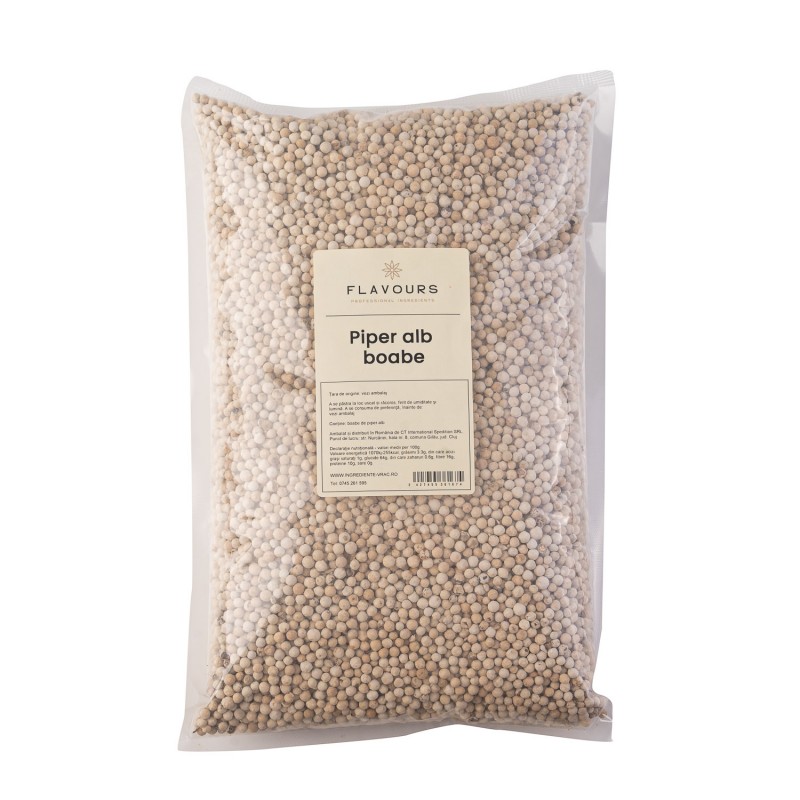 Piper alb boabe 1kg