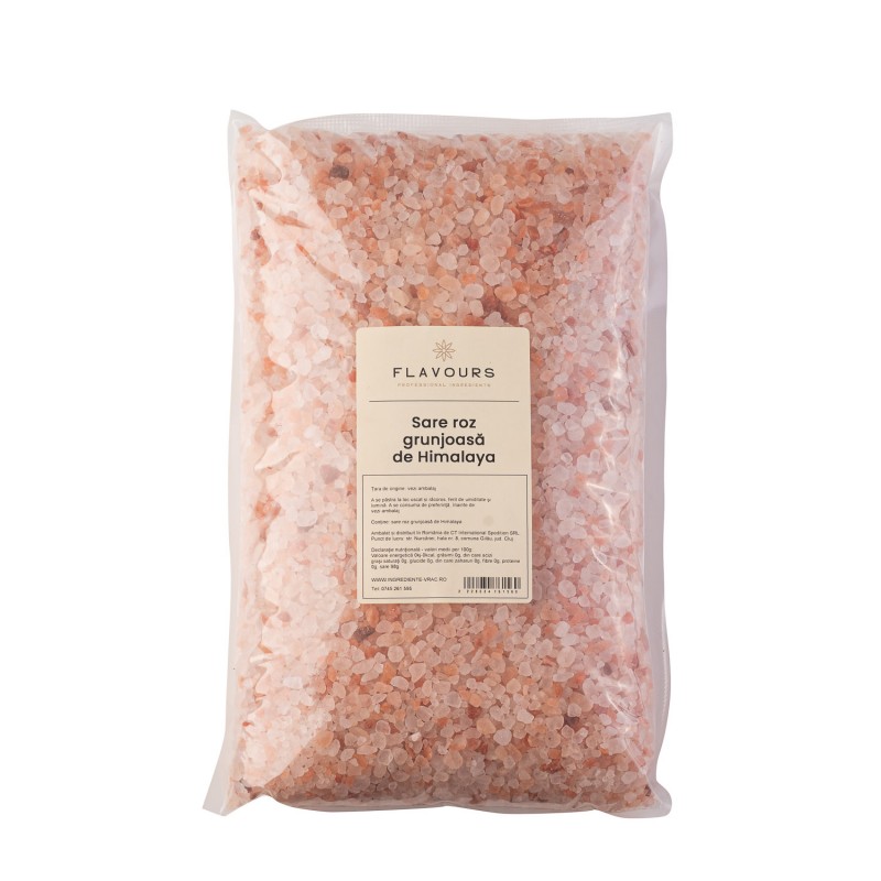 Sare roz de Himalaya grunjoasa 1kg