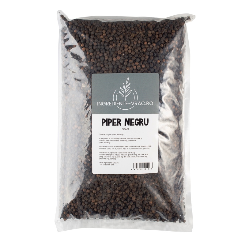 Piper negru boabe 1kg