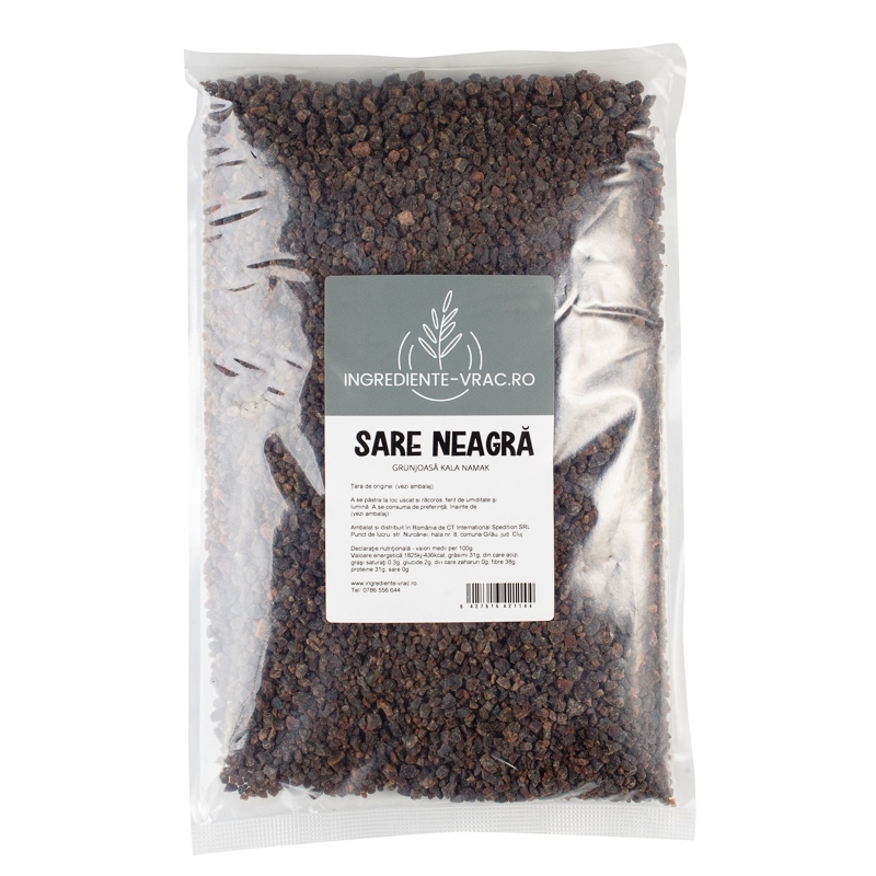 Sare neagra grunjoasa kala namak 1kg