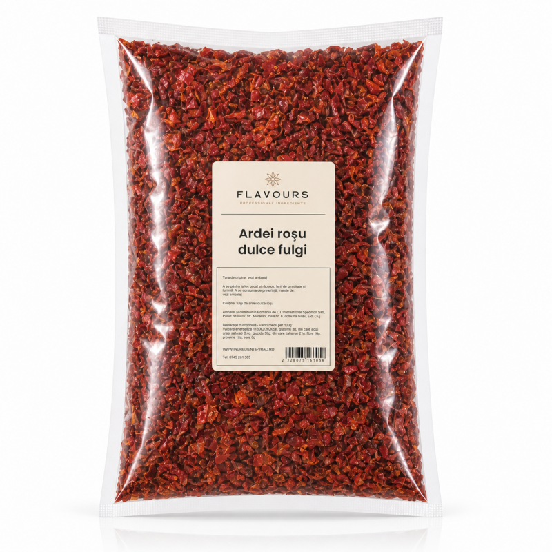 Ardei dulce rosu fulgi 700g