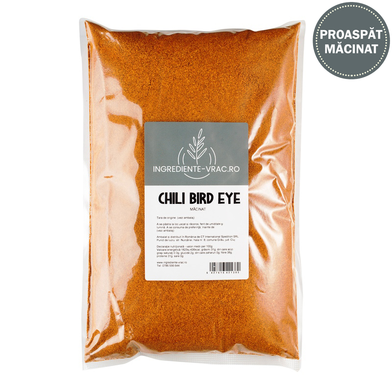 Chili bird eye macinat 700g