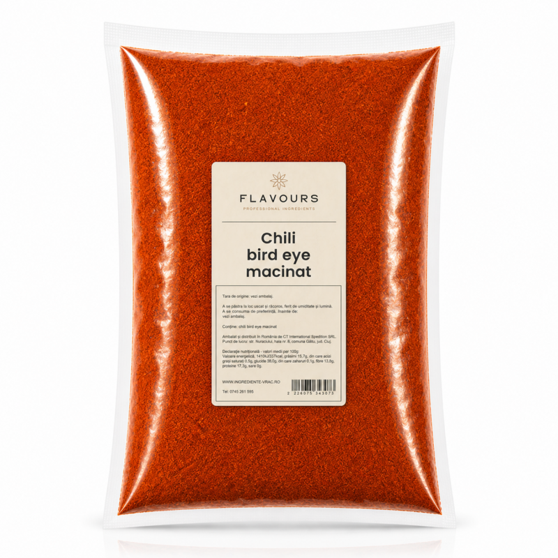 Chili bird eye macinat 700g