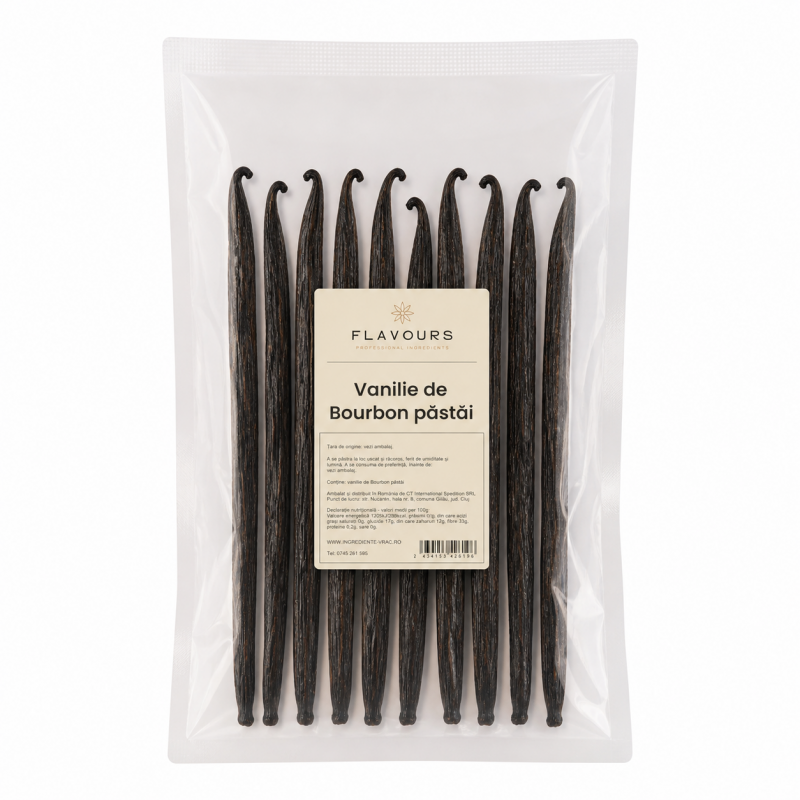 Vanilie de Bourbon pastai 10buc