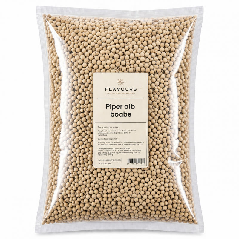 Piper alb boabe 1kg